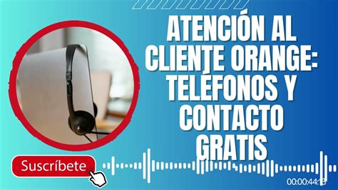 Contacta con Orange